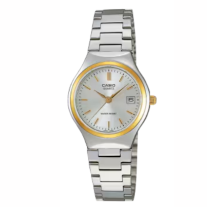 Casio General LTP-1170G-7ARDF Analog Silver Dial Date Women Watch
